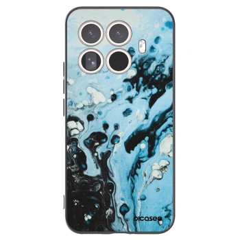 Picasee Xiaomi 15T Pro Hülle - Schwarzes Silikon - Organic blue