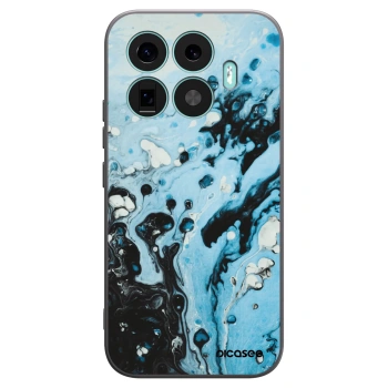 Picasee Xiaomi 17T Hülle - Schwarzes Silikon - Organic blue