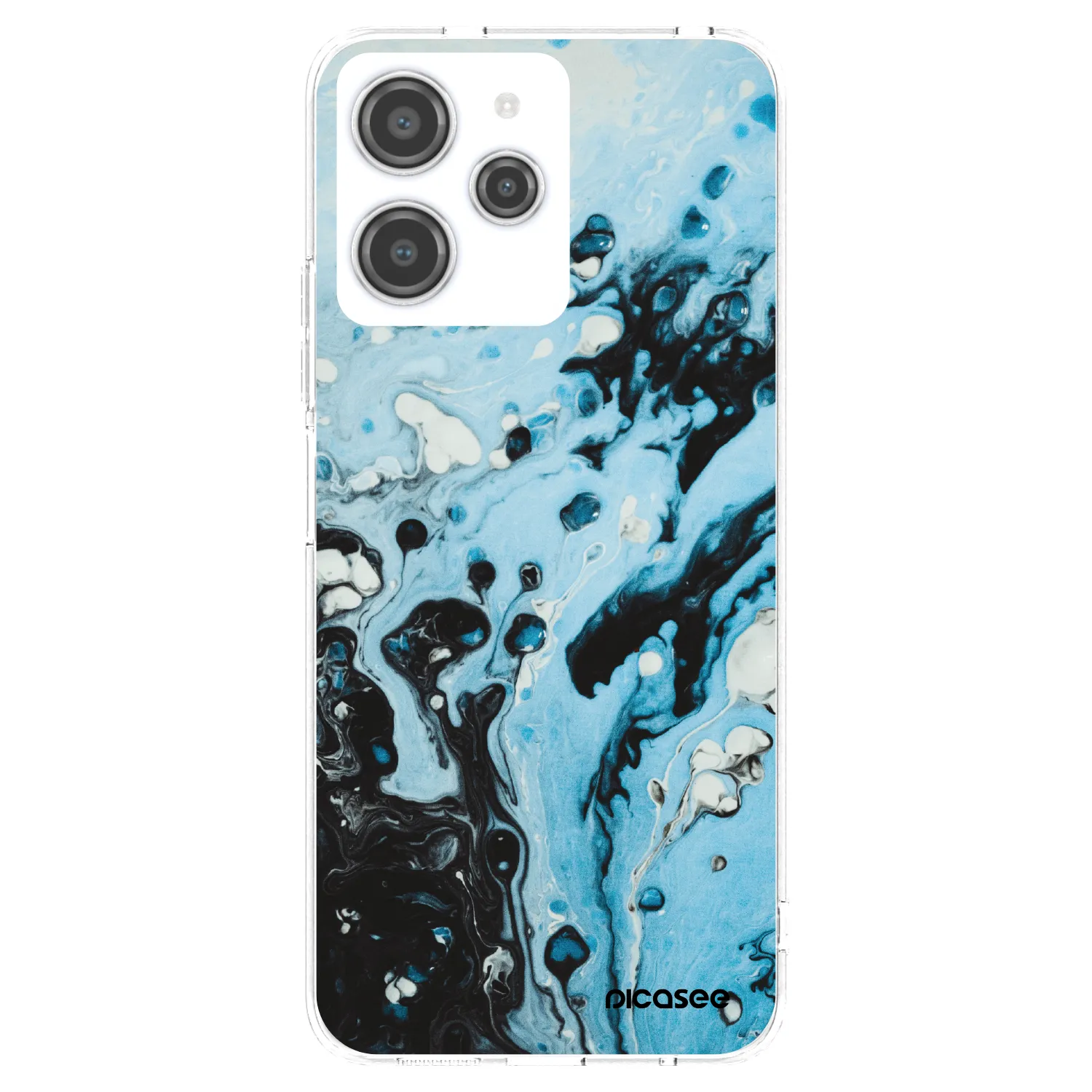 Picasee Xiaomi Redmi 12 4G Hülle - Transparentes Silikon - Organic blue