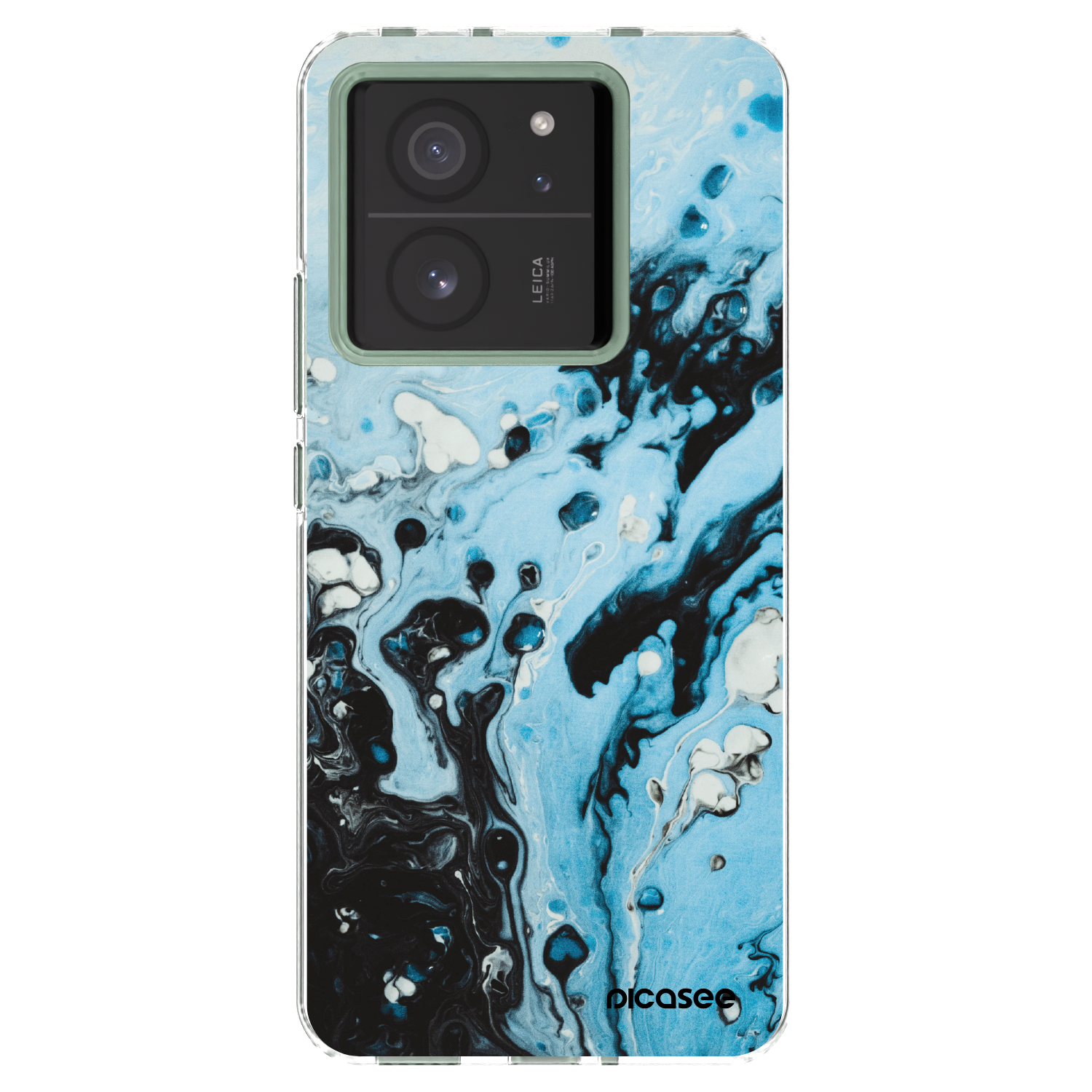 Picasee Xiaomi 13T Hülle - Transparentes Silikon - Organic blue