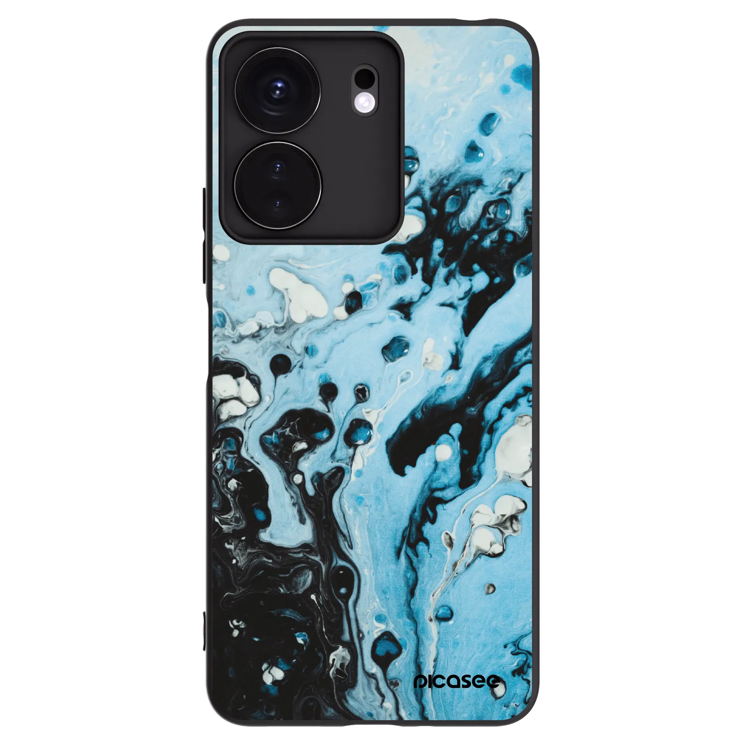 Picasee Xiaomi Redmi 13C 4G Hülle - Schwarzes Silikon - Organic blue