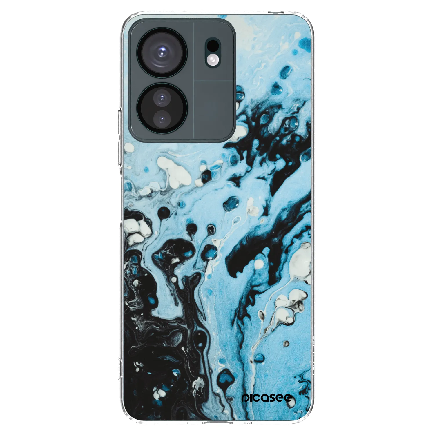 Picasee Xiaomi Redmi 13C 4G Hülle - Transparentes Silikon - Organic blue