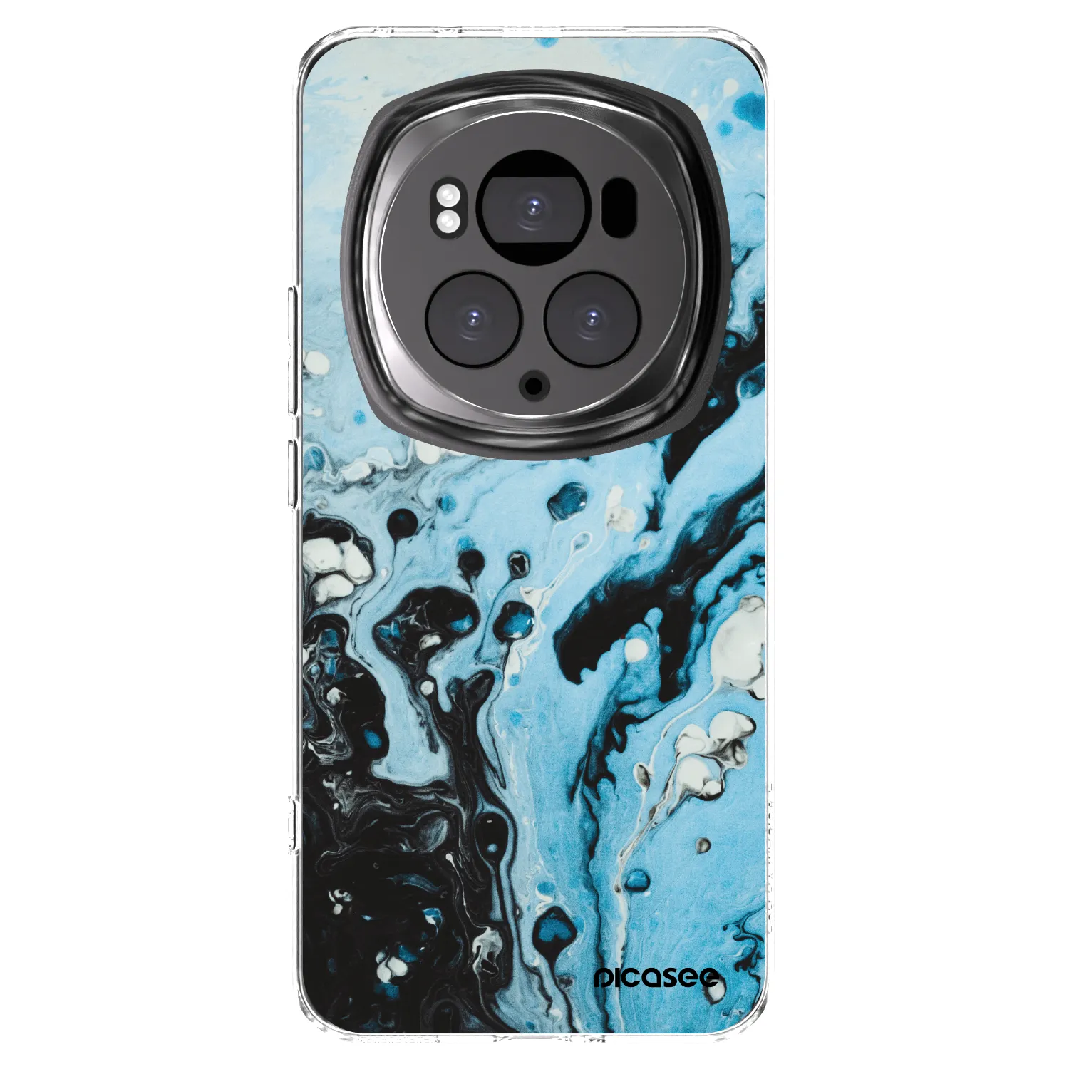 Picasee Honor Magic6 Pro Hülle - Transparentes Silikon - Organic blue