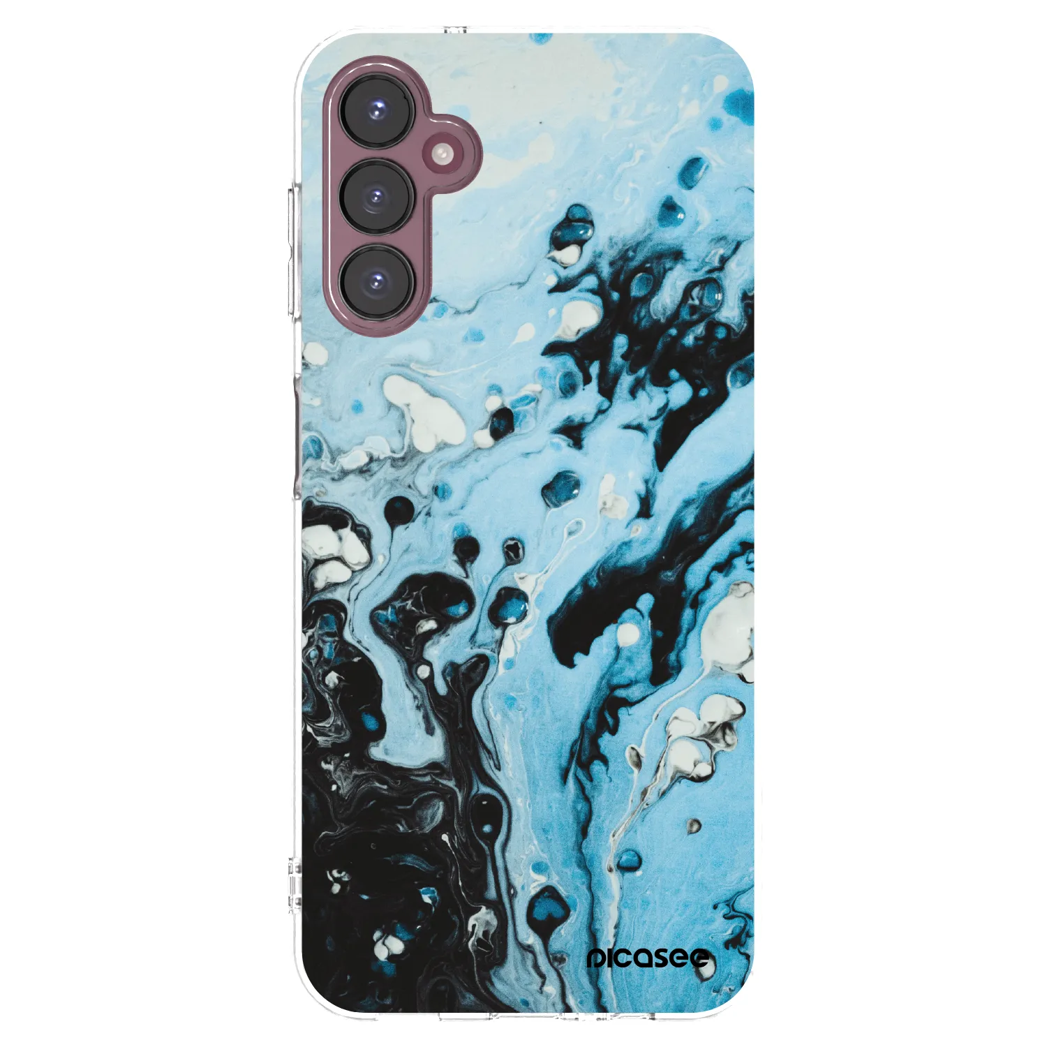 Picasee Samsung Galaxy A05s A057G Hülle - Transparentes Silikon - Organic blue
