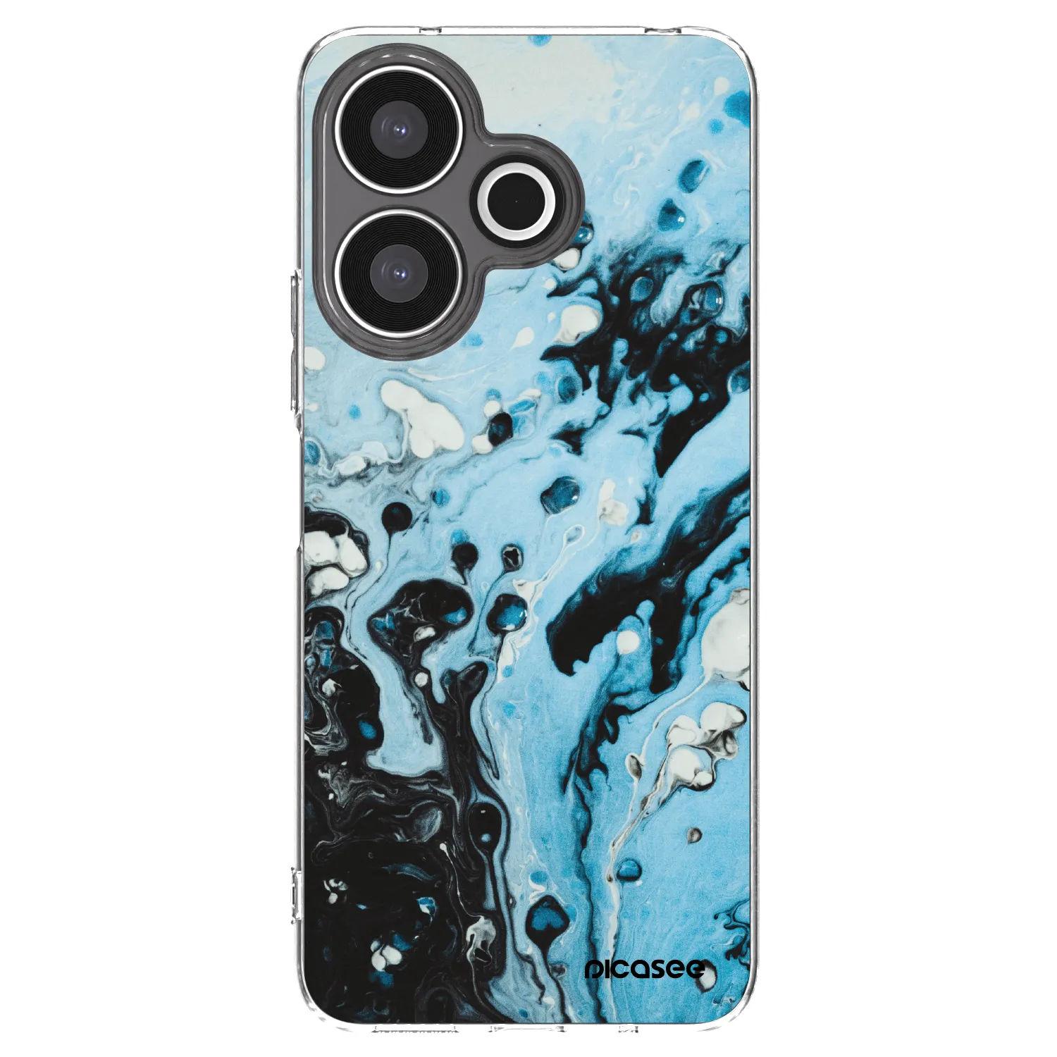 Picasee Xiaomi Redmi 13 4G Hülle - Transparentes Silikon - Organic blue