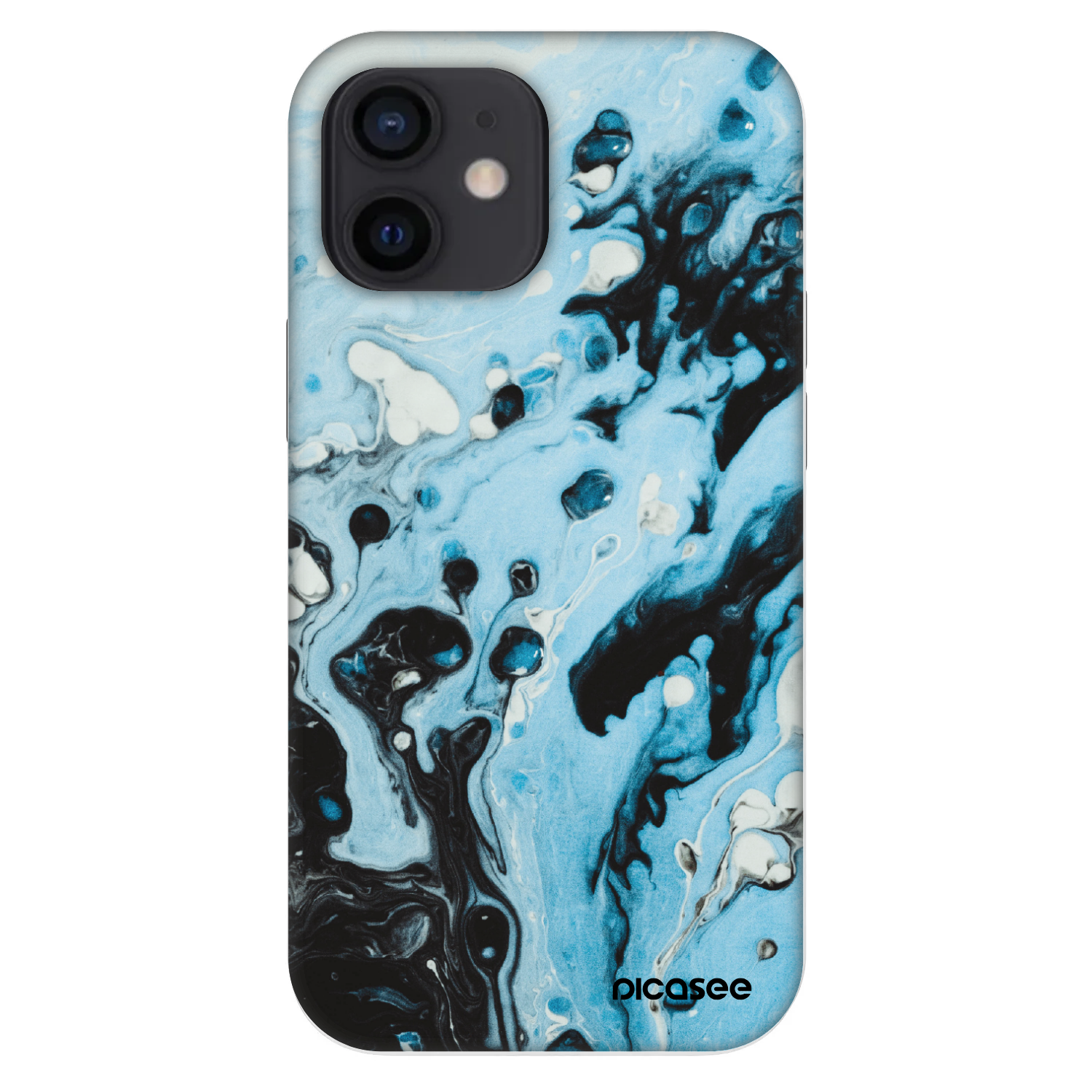 Picasee Fashion Case für Apple iPhone 12 mini - Organic blue