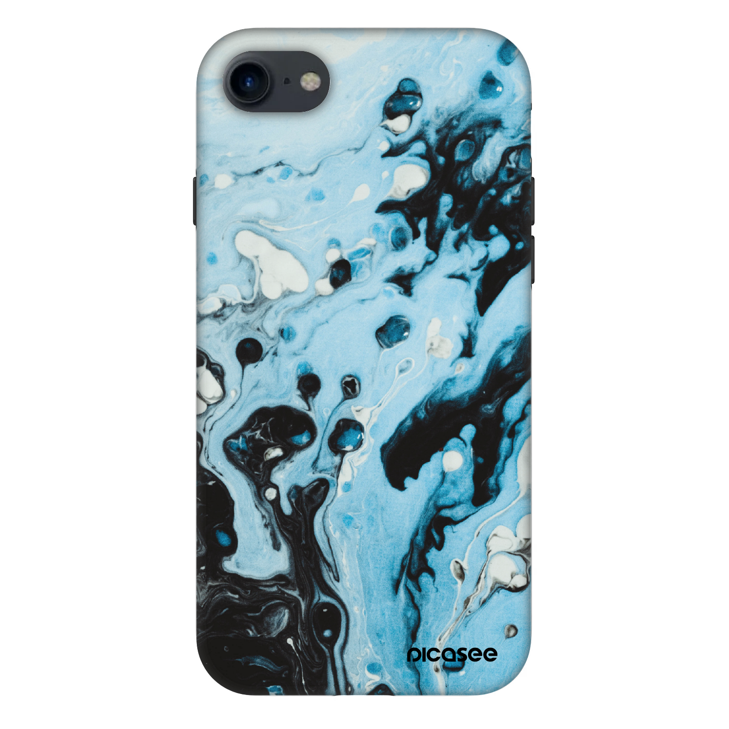 Picasee Fashion Case für Apple iPhone SE 2020 - Organic blue