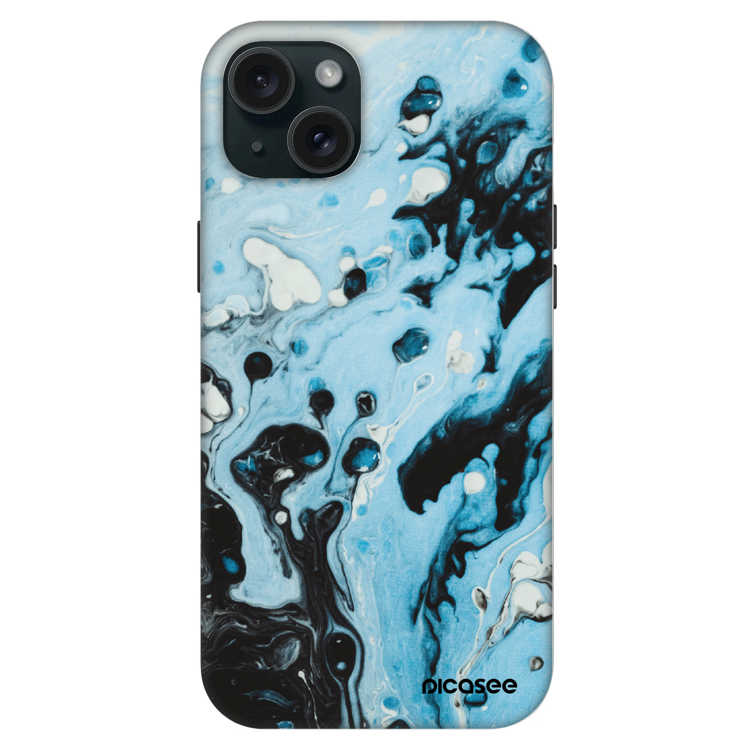 Picasee Fashion Case MagSafe für Apple iPhone 15 Plus - Organic blue