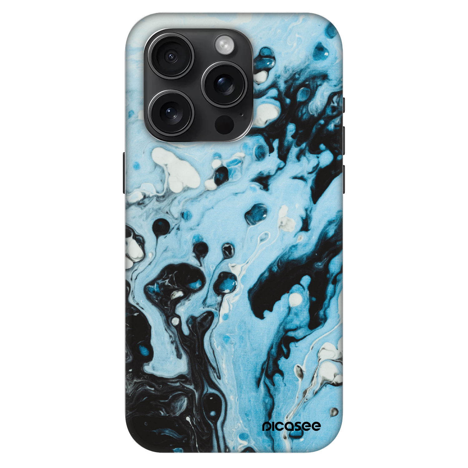 Picasee Fashion Case MagSafe für Apple iPhone 15 Pro - Organic blue