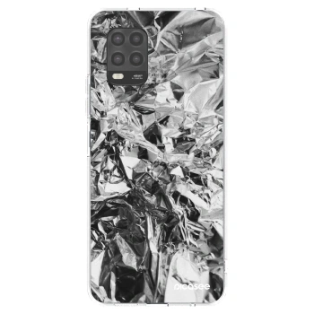 Picasee Xiaomi Mi 10 Lite Hülle - Transparentes Silikon - Chrome