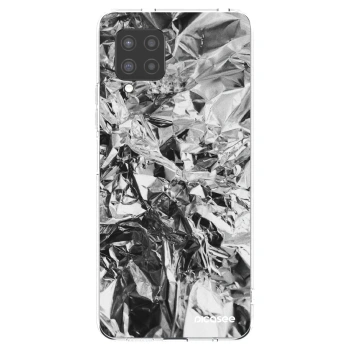 Picasee Samsung Galaxy A42 A426B Hülle - Transparentes Silikon - Chrome