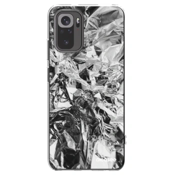 Picasee Xiaomi Redmi Note 10S Hülle - Transparentes Silikon - Chrome