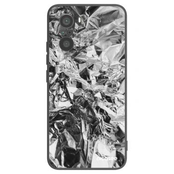 Picasee Xiaomi Poco F3 Hülle - Schwarzes Silikon - Chrome