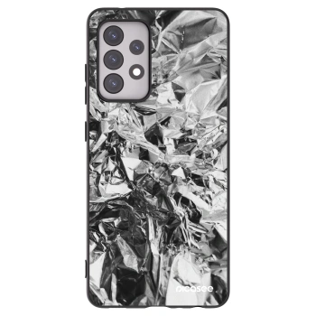 Picasee Samsung Galaxy A52s 5G A528B Hülle - Schwarzes Silikon - Chrome