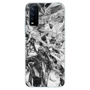 Picasee Vivo Y11s Hülle - Transparentes Silikon - Chrome