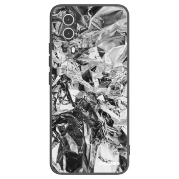 Picasee Vivo Y72 5G Hülle - Schwarzes Silikon - Chrome