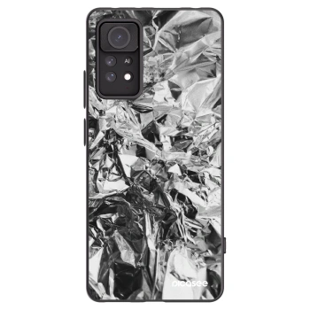 Picasee Xiaomi Redmi Note 11 Pro Hülle - Schwarzes Silikon - Chrome