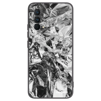 Picasee Realme GT Master Edition 5G Hülle - Schwarzes Silikon - Chrome