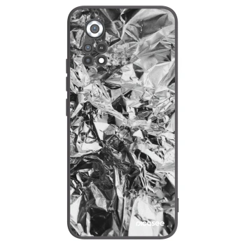 Picasee Xiaomi Poco X4 Pro 5G Hülle - Schwarzes Silikon - Chrome