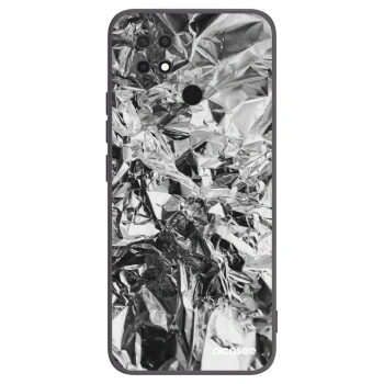 Picasee Xiaomi Redmi 10C Hülle - Schwarzes Silikon - Chrome