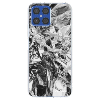 Picasee Honor X8 4G Hülle - Transparentes Silikon - Chrome