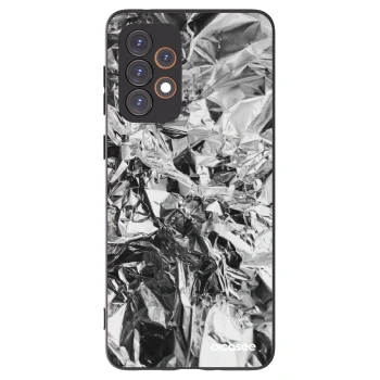 Picasee Samsung Galaxy A33 5G A336 Hülle - Schwarzes Silikon - Chrome