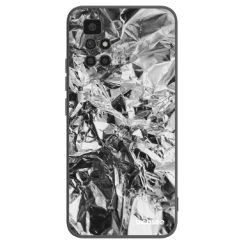 Picasee Xiaomi Redmi 10 (2022) Hülle - Schwarzes Silikon - Chrome