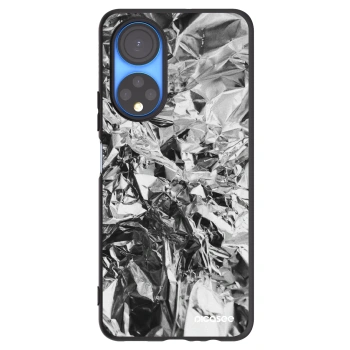 Picasee Honor X7 Hülle - Schwarzes Silikon - Chrome