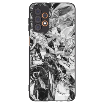 Picasee Samsung Galaxy A23 A235F 4G Hülle - Schwarzes Silikon - Chrome