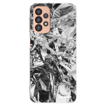 Picasee Samsung Galaxy A23 A236B 5G Hülle - Transparentes Silikon - Chrome