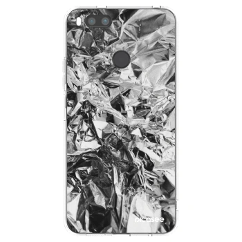 Picasee Xiaomi Redmi A1 Hülle - Transparentes Silikon - Chrome