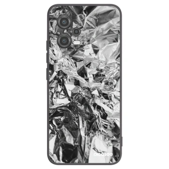 Picasee Xiaomi Poco X5 Hülle - Schwarzes Silikon - Chrome