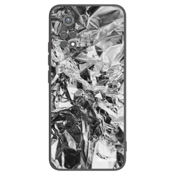 Picasee Xiaomi Redmi Note 11S 5G Hülle - Schwarzes Silikon - Chrome