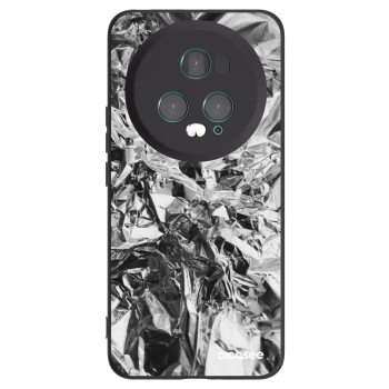 Picasee Honor Magic5 Pro Hülle - Schwarzes Silikon - Chrome