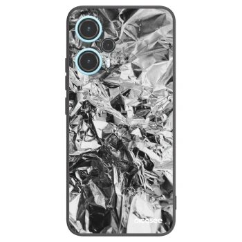 Picasee Xiaomi Poco F5 Hülle - Schwarzes Silikon - Chrome