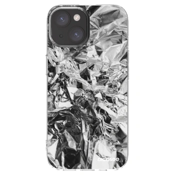 Picasee Apple iPhone 15 Hülle - Transparentes Silikon - Chrome