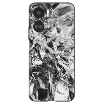 Picasee Honor 90 Lite 5G Hülle - Schwarzes Silikon - Chrome