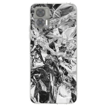 Picasee Motorola Edge 30 Neo Hülle - Transparentes Silikon - Chrome