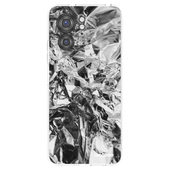 Picasee Motorola Edge 40 Hülle - Transparentes Silikon - Chrome