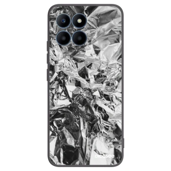 Picasee Honor 70 Lite Hülle - Schwarzes Silikon - Chrome