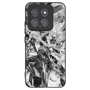 Picasee Xiaomi 14 Hülle - Schwarzes Silikon - Chrome