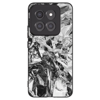 Picasee Xiaomi 14 Pro Hülle - Schwarzes Silikon - Chrome
