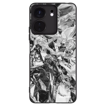 Picasee Xiaomi Redmi 13C 4G Hülle - Schwarzes Silikon - Chrome
