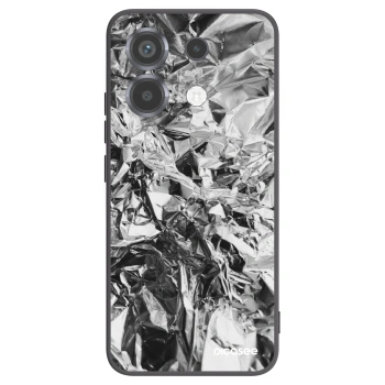 Picasee Xiaomi Poco X6 Hülle - Schwarzes Silikon - Chrome