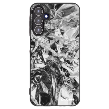 Picasee Samsung Galaxy A15 A155F 4G Hülle - Schwarzes Silikon - Chrome