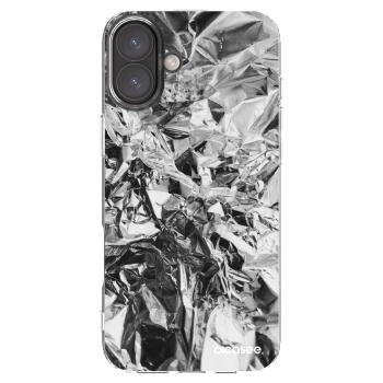 Picasee Apple iPhone 16 Plus Hülle - Transparentes Silikon - Chrome