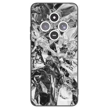 Picasee Xiaomi Redmi 14C Hülle - Schwarzes Silikon - Chrome