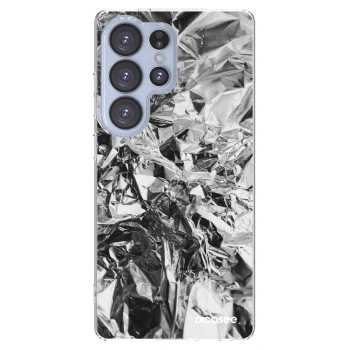 Picasee Samsung Galaxy S25 Ultra 5G Hülle - Transparentes Silikon - Chrome