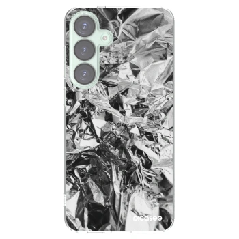 Picasee Samsung Galaxy S25+ 5G Hülle - Transparentes Silikon - Chrome