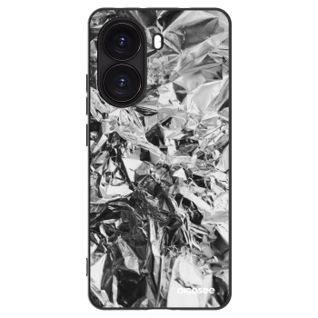 Picasee Xiaomi Poco X7 Pro 5G Hülle - Schwarzes Silikon - Chrome